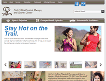 Tablet Screenshot of fortcollinsphysicaltherapy.com